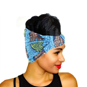 Fashion Women African Pattern Flower Turban Headscarf Headwrap Ladies Chemo Cap Bandanas Hair Accessories