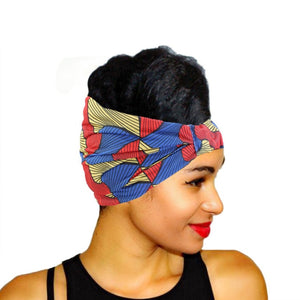 Fashion Women African Pattern Flower Turban Headscarf Headwrap Ladies Chemo Cap Bandanas Hair Accessories