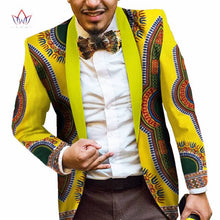 Load image into Gallery viewer, Men African Clothes Print Blazer Jackets Long Sleeve Ankara Fashion