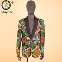 Load image into Gallery viewer, Men`s Blazer African Print Jacket Coats Slim Fit Floral Formal Outwear Ankara Suit - Chocolate Boy Ltd