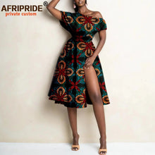 Load image into Gallery viewer, Women`s Split Dress African High Waist Elegant Dress Ethnic Style Sexy Casual Party