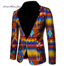 Load image into Gallery viewer, Men Wedding Party Coat Blazer Cotton Dashiki African Clothes