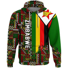 Load image into Gallery viewer, Zimbabwe Flag Map Graphic Sweatshirts National Emblem Hoodie For Men Clothes Africa Boy Hoody Casual Male Tracksuit Jersey Tops