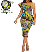 Load image into Gallery viewer, African 2 Piece Set for Women Crop Top + Print Skirt Set Ankara Clothing Dashiki Outfits Blouse Shirt Midi Skirt Casual