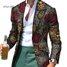 Load image into Gallery viewer, African Men Clothes Smart Causal Fancy Suit Blazer Jackets Formal Coat Business Dashiki Party Wedding - Chocolate Boy Ltd