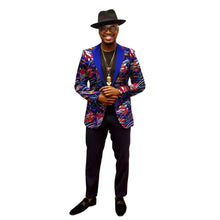 Load image into Gallery viewer, African Jacket for Men  Long Sleeve Top Mens African Clothing Dashiki African Print Blazer Men Outfits Suits