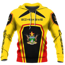 Load image into Gallery viewer, Zimbabwe Flag Map Graphic Sweatshirts National Emblem Hoodie For Men Clothes Africa Boy Hoody Casual Male Tracksuit Jersey Tops