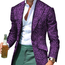 Load image into Gallery viewer, African Men Clothes Smart Causal Fancy Suit Blazer Jackets Formal Coat Business Dashiki Party Wedding - Chocolate Boy Ltd