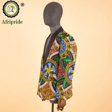 Load image into Gallery viewer, Men`s Blazer African Print Jacket Coats Slim Fit Floral Formal Outwear Ankara Suit - Chocolate Boy Ltd