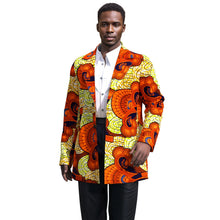 Load image into Gallery viewer, African Print Blazer Colorful Geometric Pattern Casual Fashion Jacket Coat for Wedding Party