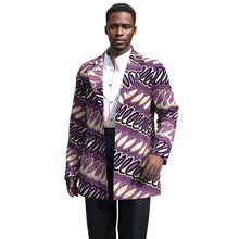 Load image into Gallery viewer, African Print Blazer Colorful Geometric Pattern Casual Fashion Jacket Coat for Wedding Party