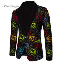 Load image into Gallery viewer, Men Wedding Party Coat Blazer Cotton Dashiki African Clothes