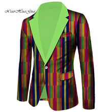 Load image into Gallery viewer, Men Wedding Party Coat Blazer Cotton Dashiki African Clothes