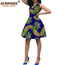Load image into Gallery viewer, African Mini Dresses for Women Robe Bazin Riche Maxi Dress for Sexy Lady