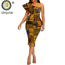 Load image into Gallery viewer, African 2 Piece Set for Women Crop Top + Print Skirt Set Ankara Clothing Dashiki Outfits Blouse Shirt Midi Skirt Casual