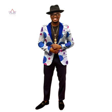 Load image into Gallery viewer, African Jacket for Men African Long Sleeve Top African Clothing Print Blazer Men Outfits - Chocolate Boy Ltd