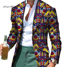 Load image into Gallery viewer, African Men Clothes Smart Causal Fancy Suit Blazer Jackets Formal Coat Business Dashiki Party Wedding - Chocolate Boy Ltd