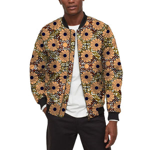 African Design Men's Bomber Jacket Colourful Male Casual Short Baseball Coat