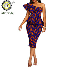Load image into Gallery viewer, African 2 Piece Set for Women Crop Top + Print Skirt Set Ankara Clothing Dashiki Outfits Blouse Shirt Midi Skirt Casual