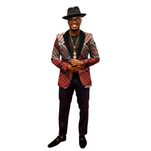 Load image into Gallery viewer, African Jacket for Men  Long Sleeve Top Mens African Clothing Dashiki African Print Blazer Men Outfits Suits