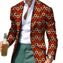 Load image into Gallery viewer, African Men Clothes Smart Causal Fancy Suit Blazer Jackets Formal Coat Business Dashiki Party Wedding - Chocolate Boy Ltd