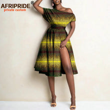 Load image into Gallery viewer, Women`s Split Dress African High Waist Elegant Dress Ethnic Style Sexy Casual Party