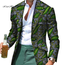 Load image into Gallery viewer, African Men Clothes Smart Causal Fancy Suit Blazer Jackets Formal Coat Business Dashiki Party Wedding - Chocolate Boy Ltd