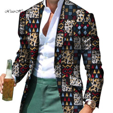 Load image into Gallery viewer, African Men Clothes Smart Causal Fancy Suit Blazer Jackets Formal Coat Business Dashiki Party Wedding - Chocolate Boy Ltd