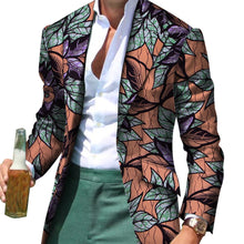 Load image into Gallery viewer, African Men Clothes Smart Causal Fancy Suit Blazer Jackets Formal Coat Business Dashiki Party Wedding - Chocolate Boy Ltd