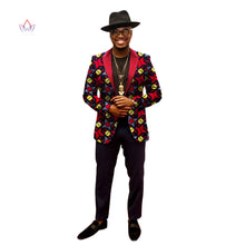 Load image into Gallery viewer, African Jacket for Men African Long Sleeve Top African Clothing Print Blazer Men Outfits - Chocolate Boy Ltd