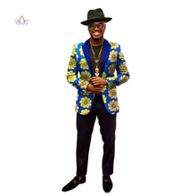 Load image into Gallery viewer, African Jacket for Men African Long Sleeve Top African Clothing Print Blazer Men Outfits - Chocolate Boy Ltd