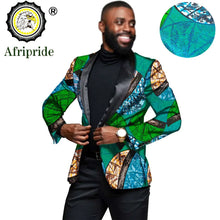 Load image into Gallery viewer, Men`s Blazer African Print Jacket Coats Slim Fit Floral Formal Outwear Ankara Suit - Chocolate Boy Ltd