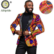 Load image into Gallery viewer, Men`s Blazer African Print Jacket Coats Slim Fit Floral Formal Outwear Ankara Suit - Chocolate Boy Ltd