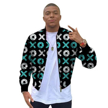 Load image into Gallery viewer, African Print Men's Coats Original Design Fashion Bomber Jacket - Chocolate Boy Ltd