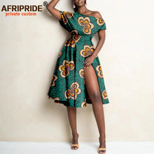 Load image into Gallery viewer, Women`s Split Dress African High Waist Elegant Dress Ethnic Style Sexy Casual Party