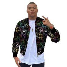 Load image into Gallery viewer, African Print Men's Coats Original Design Fashion Bomber Jacket - Chocolate Boy Ltd