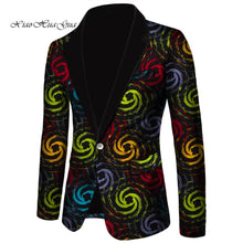 Load image into Gallery viewer, Men Wedding Party Coat Blazer Cotton Dashiki African Clothes