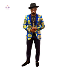 Load image into Gallery viewer, African Jacket for Men African Long Sleeve Top African Clothing Print Blazer Men Outfits - Chocolate Boy Ltd