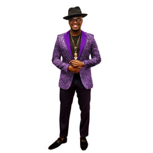 Load image into Gallery viewer, African Jacket for Men  Long Sleeve Top Mens African Clothing Dashiki African Print Blazer Men Outfits Suits