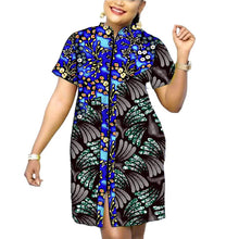 Load image into Gallery viewer, African Fashion Patchwork Original Design Women's Dress Outfit Colourful Print Female - Chocolate Boy Ltd