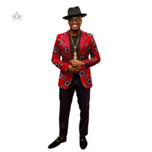 Load image into Gallery viewer, African Jacket for Men African Long Sleeve Top African Clothing Print Blazer Men Outfits - Chocolate Boy Ltd
