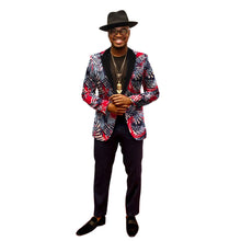 Load image into Gallery viewer, African Jacket for Men  Long Sleeve Top Mens African Clothing Dashiki African Print Blazer Men Outfits Suits