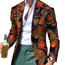 Load image into Gallery viewer, African Men Clothes Smart Causal Fancy Suit Blazer Jackets Formal Coat Business Dashiki Party Wedding - Chocolate Boy Ltd