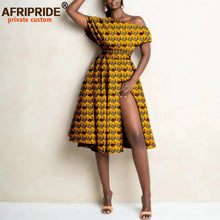 Load image into Gallery viewer, Women`s Split Dress African High Waist Elegant Dress Ethnic Style Sexy Casual Party