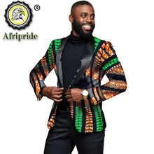 Load image into Gallery viewer, Men`s Blazer African Print Jacket Coats Slim Fit Floral Formal Outwear Ankara Suit - Chocolate Boy Ltd
