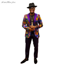 Load image into Gallery viewer, African Jacket for Men  Long Sleeve Top Mens African Clothing Dashiki African Print Blazer Men Outfits Suits