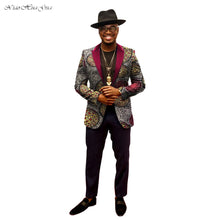 Load image into Gallery viewer, African Jacket for Men  Long Sleeve Top Mens African Clothing Dashiki African Print Blazer Men Outfits Suits