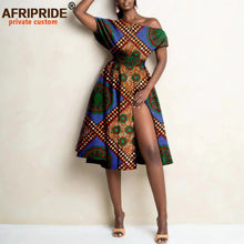Load image into Gallery viewer, Women`s Split Dress African High Waist Elegant Dress Ethnic Style Sexy Casual Party