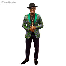 Load image into Gallery viewer, African Jacket for Men  Long Sleeve Top Mens African Clothing Dashiki African Print Blazer Men Outfits Suits