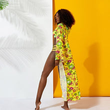 Load image into Gallery viewer, High Waist Women Push Up Split Summer Swimsuit 2-Piece Bikini Suit Cute Yellow Flower Beach Suit